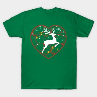 I love you Christmas reindeer T-Shirt